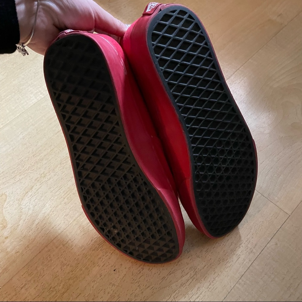 Red Vans - Picture 3 of 4
